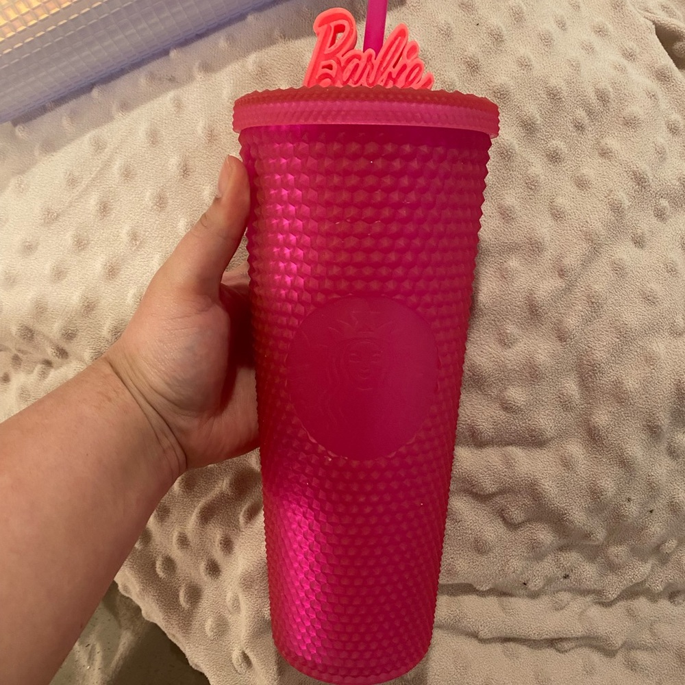 Hot pink 24Oz Starbucks Tumblr